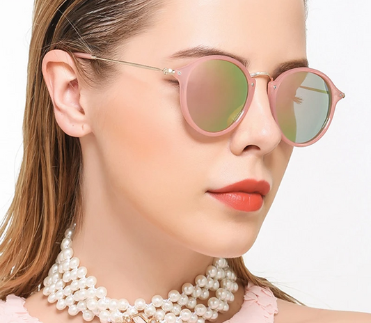 Round Vintage Women Sunglasses