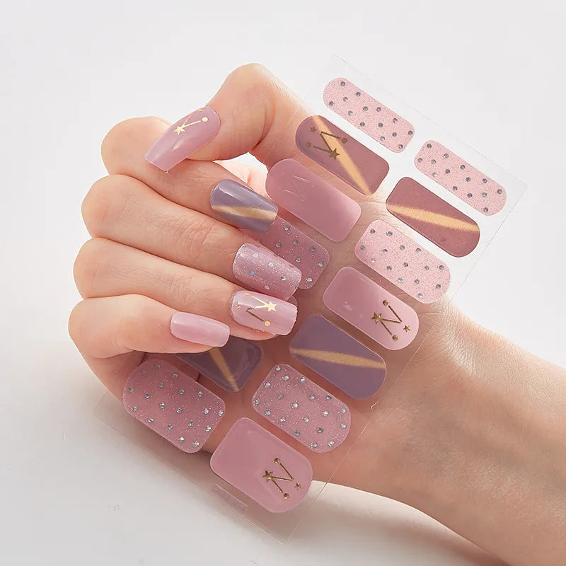 Patterned High Quality Stickers for Nails