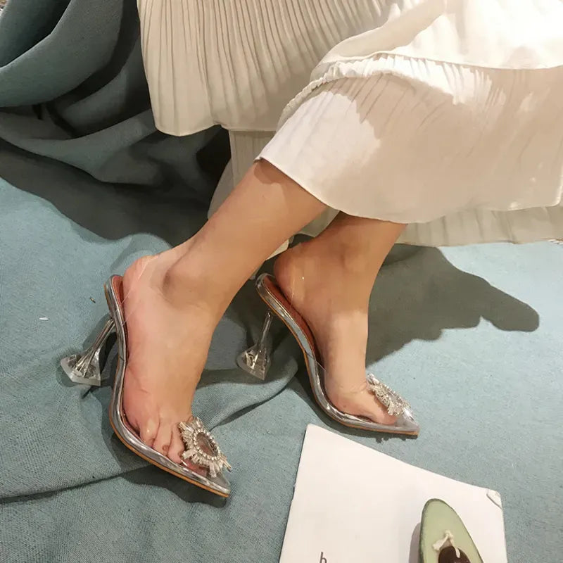 Luxury Transparent Sexy High Heels