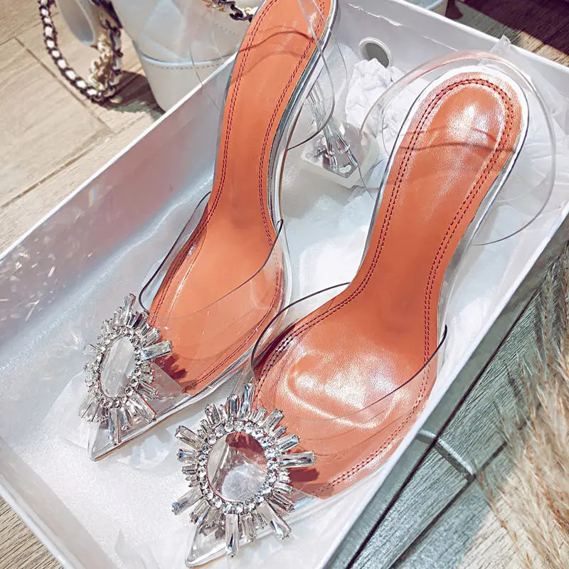 Luxury Transparent Sexy High Heels