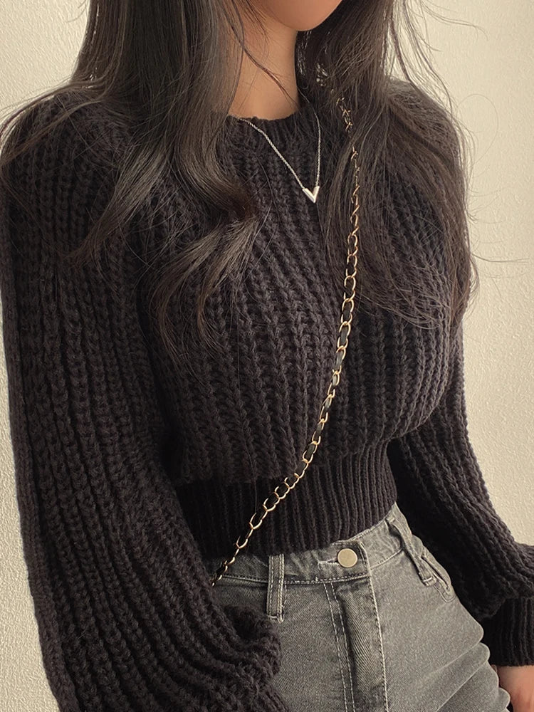 Knitwear Soft Long Sleeve Women Sweater