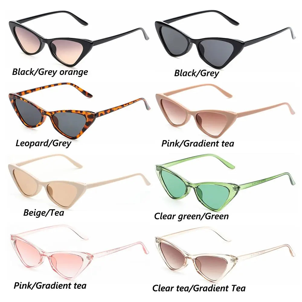 Cat Eye Triangle Vintage Sunglasses